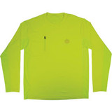 Ergodyne Chill-Its 6689 Cooling Long Sleeve Sun Shirt w/ UV Protection 2XL Lime