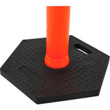Global Industrial Rubber Base For Delineator Post Hexagonal