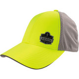 Ergodyne GloWear 8931 Hi-Vis Logo Reflective Stretch Fit Hat S/M Lime