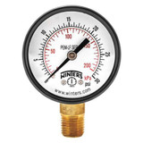 Winters Gauge,Pressure,2in.,0 to 30 psi  PEM199LF