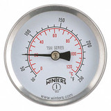 Winters Thermometer,Analog,30-250 deg,1/2" NPT TSW174LF.