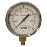Winters Gauge,Pressure,0 to 200 psi,4 in. PEM225LF