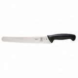 Mercer Cutlery Bread Knife,10 in Blade,Black Handle  M23210