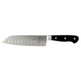 Mercer Cutlery Santoku Knife,7 in Blade,Black Handle M23590
