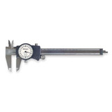 Mitutoyo Dial Caliper,0-6 In,Dial A 505-740J