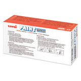 Uni-Paint Paint Marker,White,Capped,PK6 63743