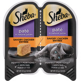 Sheba Perfect Portions Pate 2.6 Oz. Adult Savory Chicken Wet Cat Food 798155