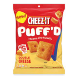 Cheez-It® Puff'd Crackers, Double Cheese, 3 oz Bag, 6/Carton KEE00022
