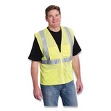 VEST,ANSI CLS,4XL,LMYL