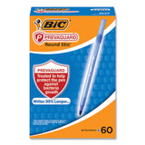 BIC® PEN,BALLPOINT,MD,60/PK,BE GSAM60-BLU
