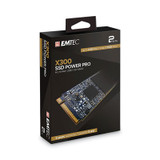 Emtec® X300 Power Pro Internal Solid State Drive, 2 Tb, Pcie ECSSD2TX300