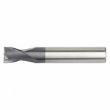 Widia Sq. End Mill,Single End,Carb,9/16" I2S0562T125L