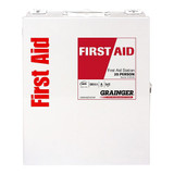 First Aid Only First Aid Kit w/House,94pcs,9x11.25",WHT 52013-021