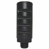 Speedaire Silencer Muffler,3/8 In NPT,1-1/8 Hex 1EJW2