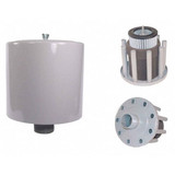 Solberg Filter Silencer,2" MNPT Inlet,135 cfm FS-231P-200