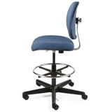 Bevco ESD Task Chair,Fabric,Navy V850SHC