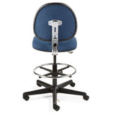 Bevco ESD Task Chair,Fabric,Navy V850SHC