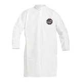 Dupont Lab Coat,White,Snaps,3XL,PK30 PB267SWH3X003000