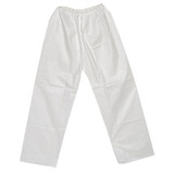 Sim Supply Disposable Pants,M,White,Elastic Waist  PANT-KG-M