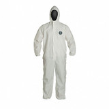 Dupont Coveralls,XL,Wht,ProShield 60,PK25 NG127SWHXL0025NP