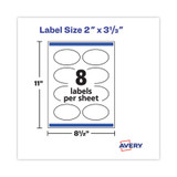LABEL,OVAL,2X3-1/3",200