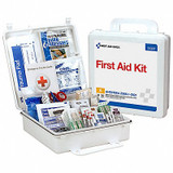 First Aid Only FirstAidKit w/House,184pcs,9 3/8",WHT 91327
