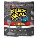 Flex Seal Leak Sealer,16 oz,Rubber Base,Gray LFSGRYR16