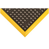 Notrax Drainage Mat,Black wYlwBrdr,3ft2"x5ft4" 549S3864YB