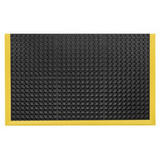 Notrax Drainage Mat,Black wYlwBrdr,3ft2"x5ft4" 549S3864YB