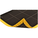 Notrax Drainage Mat,Black wYlwBrdr,3ft2"x5ft4" 549S3864YB