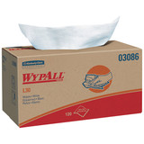 WypAll* L30 Wipers, Pop-Up Box, 10" x 9 13/16", White, 10 Boxes/120 Each