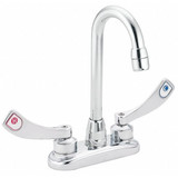 Moen Commercial Gooseneck,Chrome,Moen,M-Dura,Cast Metal 8278