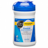 Sani Professional Sanitizer Wipes,Canister,6 x 6-3/4",PK12 P43572