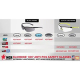 Mcr Safety Safety Glasses,PC,Hi-vis Lime,Uni KD722DC