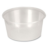 Fabri-Kal® Portion Cups, 4 oz, Clear, 250/Sleeve, 10 Sleeves/Carton PPC400