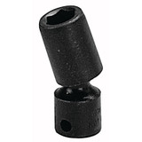 3/8" Dr. Universal Impact Sockets, 3/8 in Drive, 9/16 in, 6 Points