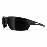 Edge Eyewear Safety Glasses,Smoke Lens,Black Frame,M XP416VS
