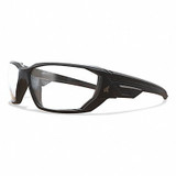 Edge Eyewear Safety Glasses,Clear Lens,Black Frame,M XD411VS