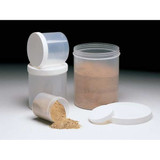 Dynalon Jar,250 mL,66 mm H,White,PK10 421145