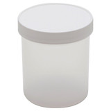 Dynalon Jar,500 mL,97 mm H,White,PK10 421155