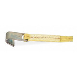 Lift-All Tie Down Strap,Flat-Hook,Yellow 61001