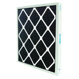 Air Handler Odor Removal Non-Pleated Filter,10x10x1 6B869