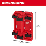 Milwaukee Tool Tool Rack,Impact Resistant Polymers 48-22-8349
