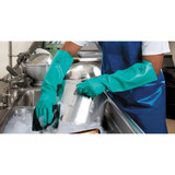 Ansell Chemical Resistant Glove,22 mil,Sz 9,PR 37-185