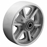 Albion Caster Wheel,6"x1-1/2",Silver  CA0620112