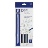 Staedtler® PENCIL,RALLY,12PC,WN 13218HBC12