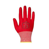 Dexterity Work Gloves,Nitrile,XL,Red/Red,PR,PK12 S13NSI-10