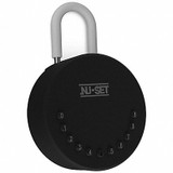 Nu-Set Lock Box,Padlock,Combination,4.7"H,Black 7012-3