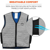 Ergodyne Gray Evaporative Cooling Vest,2XL 6665