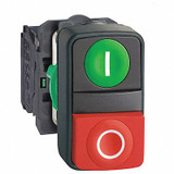Schneider Electric Push Button,Momentary/Momentary Action XB5AL734155